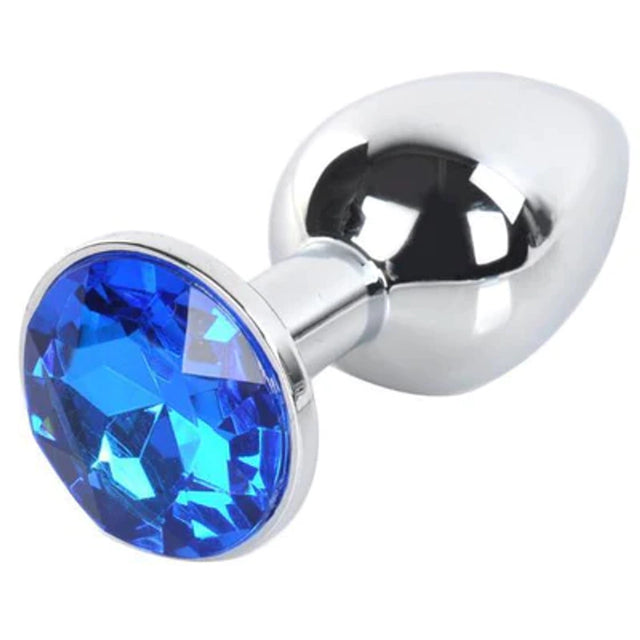 Stainless Steel Gem Anal Plug - DDB