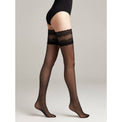 Conte Flame Lace Top Stay Ups - Dark Desires Boutique