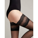 Flame Lace Top Thigh Highs - Dark Desires Boutique