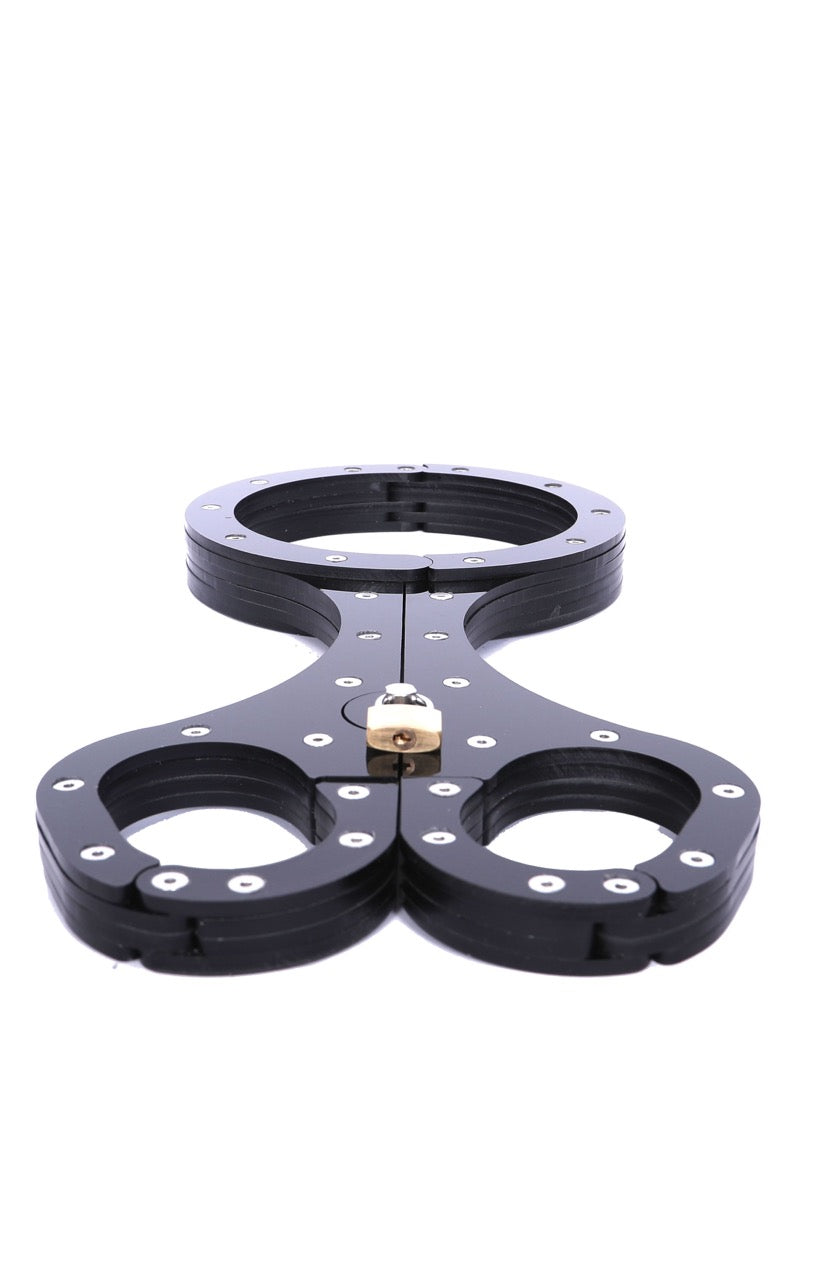 Medea’s Cursed Bind - Black Acrylic Bondage Pillory - Dark Desires Boutique
