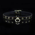 Theodora Luxury Leather Day Collar Kitten Play - Dark Desires Boutique