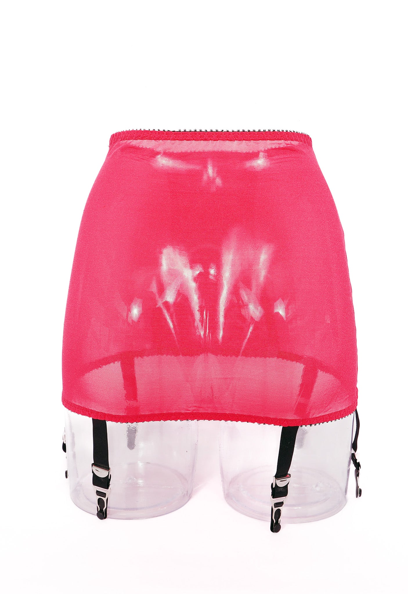 6 Strap - High Waist Garter Belt - Dark Desires Boutique