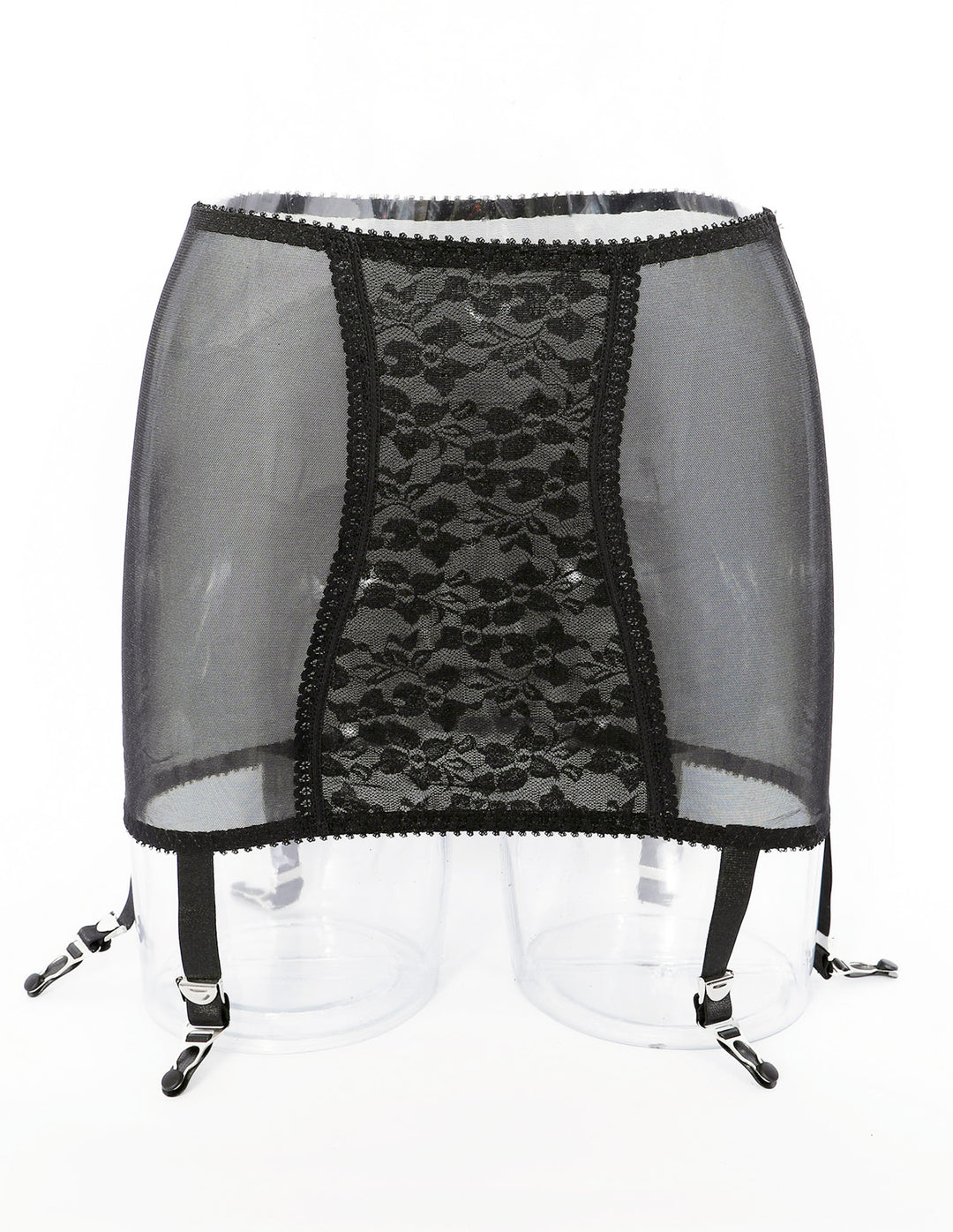 6 Strap - High Waist Garter Belt - Dark Desires Boutique