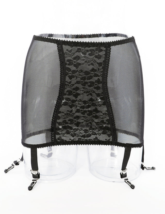 6 Strap - High Waist Garter Belt - Dark Desires Boutique