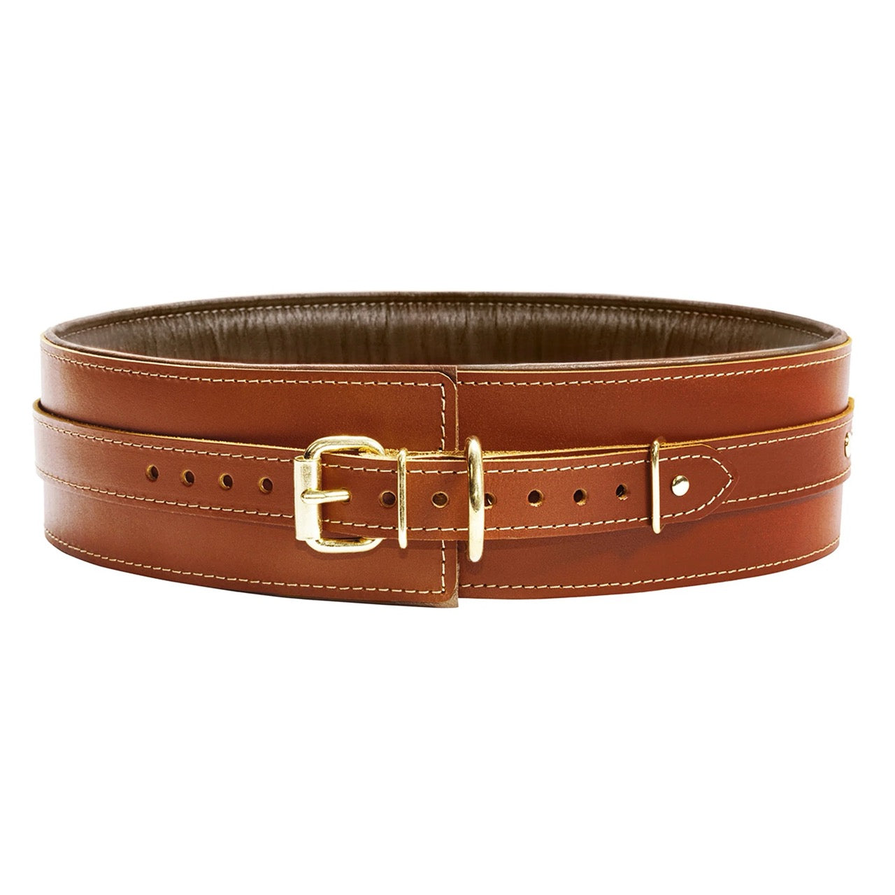 Finn - Mocha Leather BDSM Waist Belt