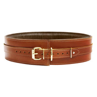 Finn - Mocha Leather BDSM Waist Belt