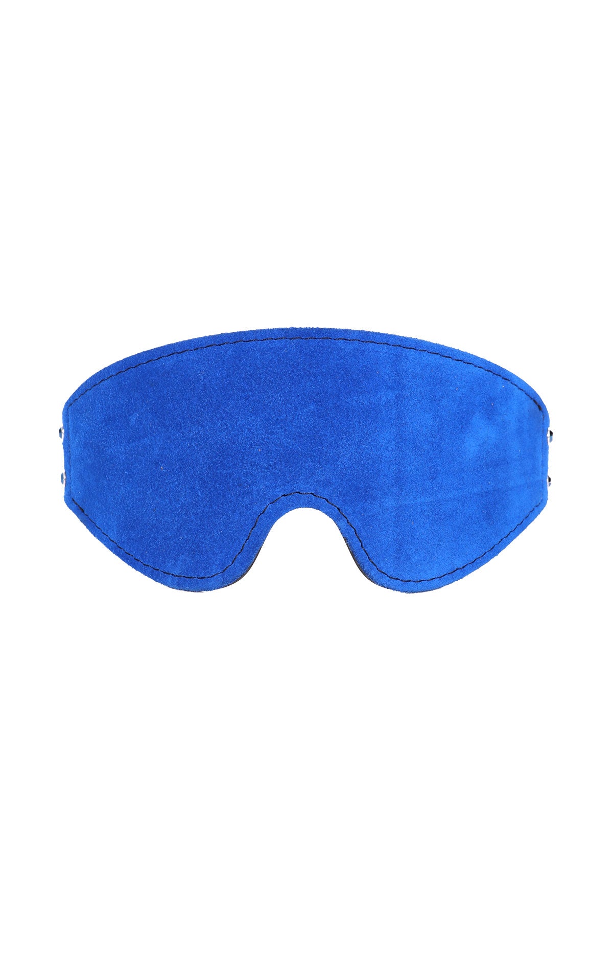 Daphne - Cobalt Suede Blindfold - Dark Desires Boutique