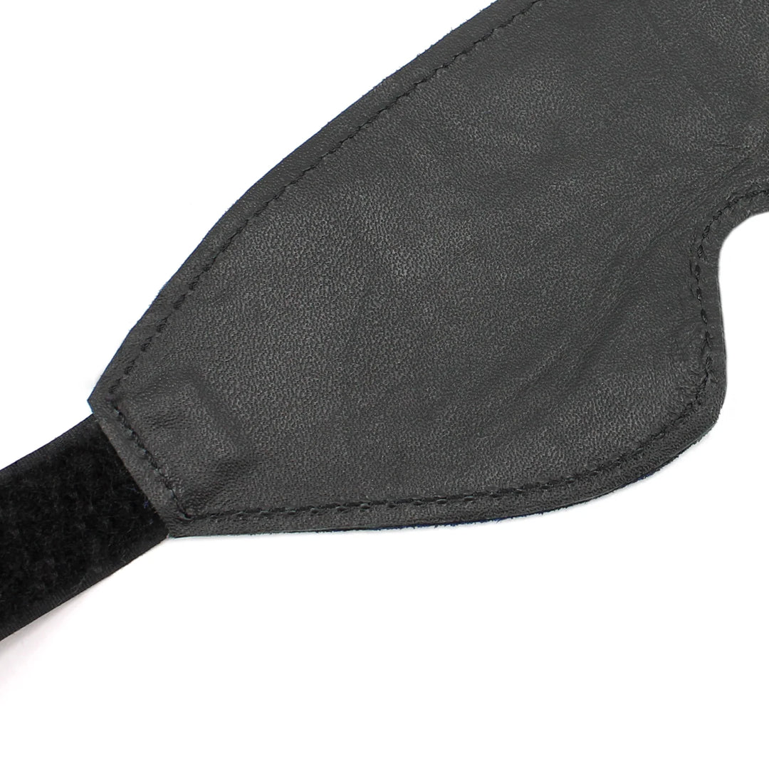 Sonya Sapphire Metallic Special Edition Leather Blindfold - Dark Desires Boutique