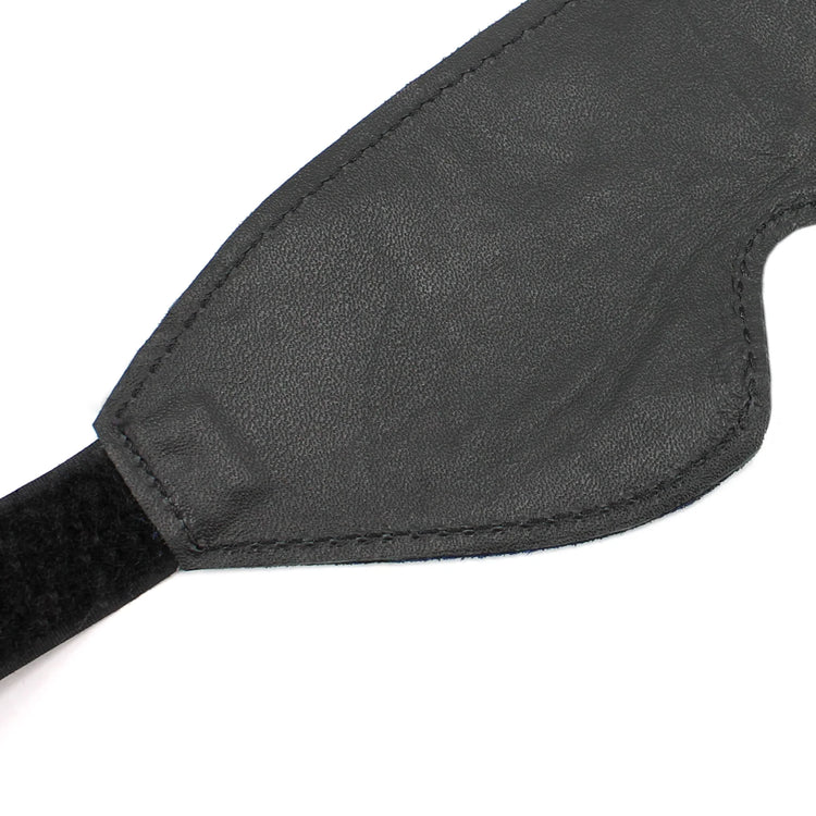 Sonya Sapphire Metallic Special Edition Leather Blindfold - Dark Desires Boutique