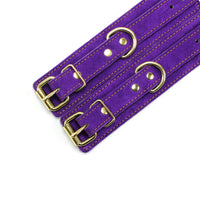 Athena Suede Wrist and Ankle Restraints - Dark Desires Boutique