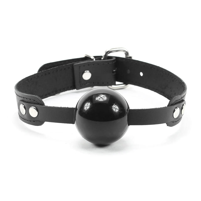 Mandrake - Leather BDSM Ball Gag - Dark Desires Boutique