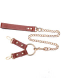 BDSM Hogtie With Chain Lead