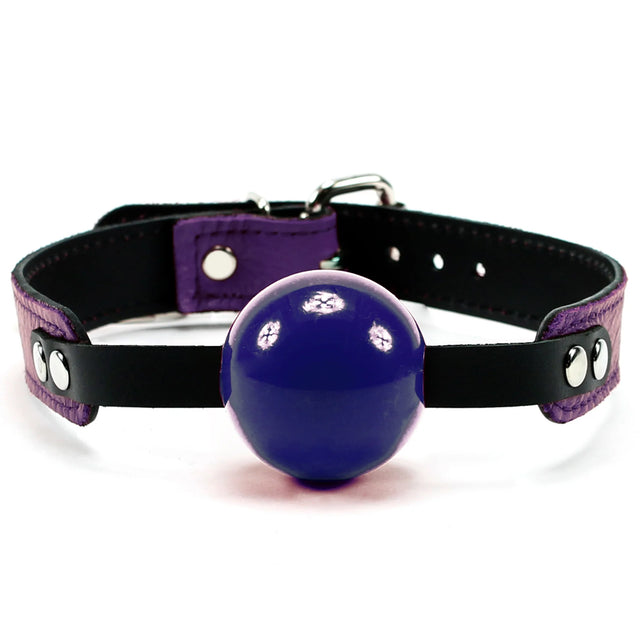 Berlin Collection Premium Leather Ball Gag - Dark Desires Boutique