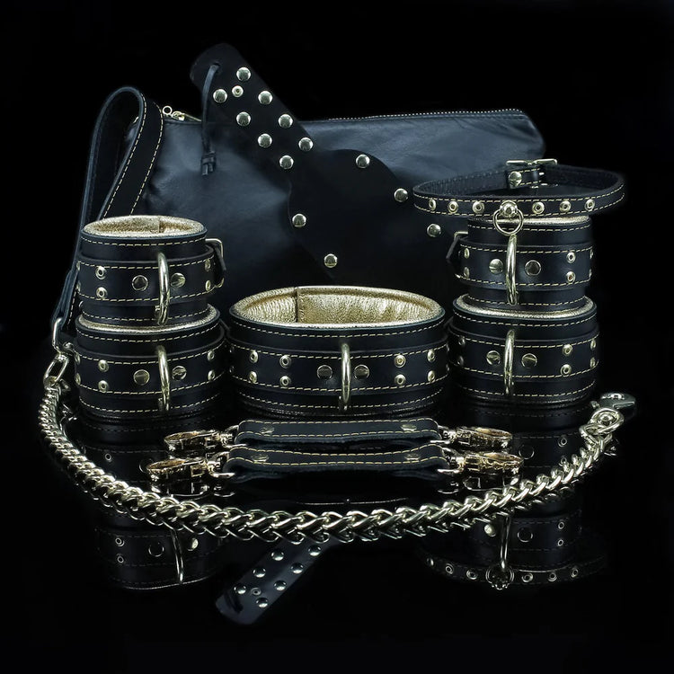 Theodora 11-Piece Luxury Leather Bondage Collection - Dark Desires Boutique