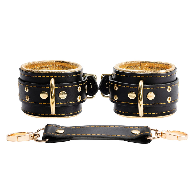 Theodora Leather Wrist and Ankle Cuff Set - Dark Desires Boutique