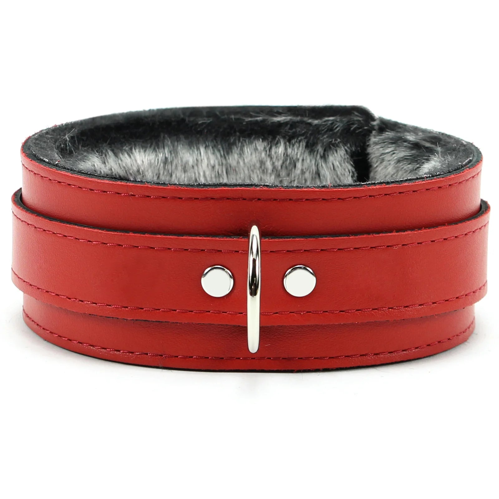 Berlin Faux Fur Lined Luxury Leather BDSM Restraint Collection - Dark Desires Boutique
