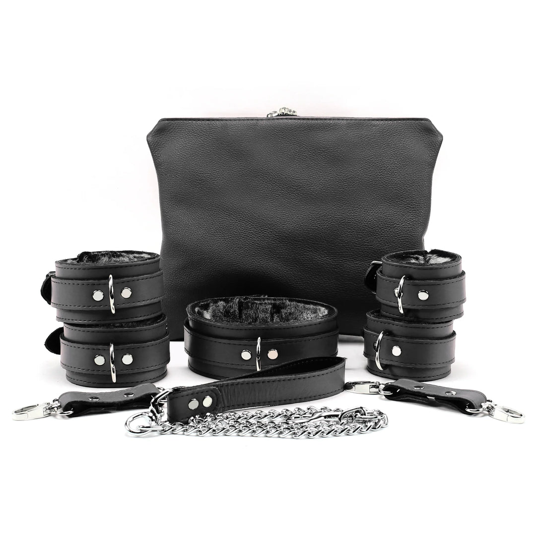 Berlin Faux Fur Lined Bondage Collection - Dark Desires Boutique