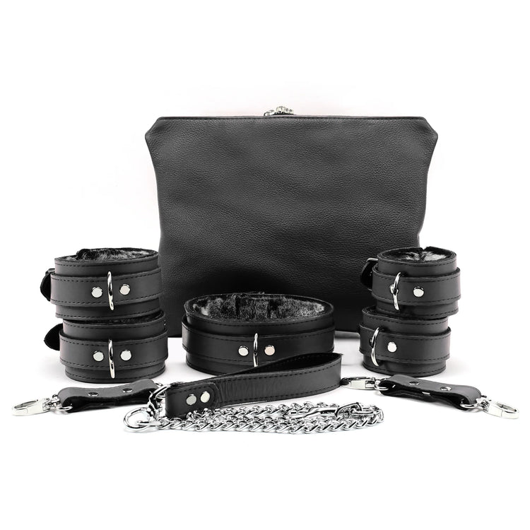 Berlin Faux Fur Lined Bondage Collection - Dark Desires Boutique