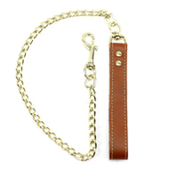 Finn - Mocha Padded Leather BDSM Collar & Leash Set - Dark Desires Boutique