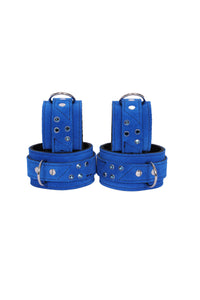Suede Wrist and Ankle BDSM Restraints - Dark Desires Boutique