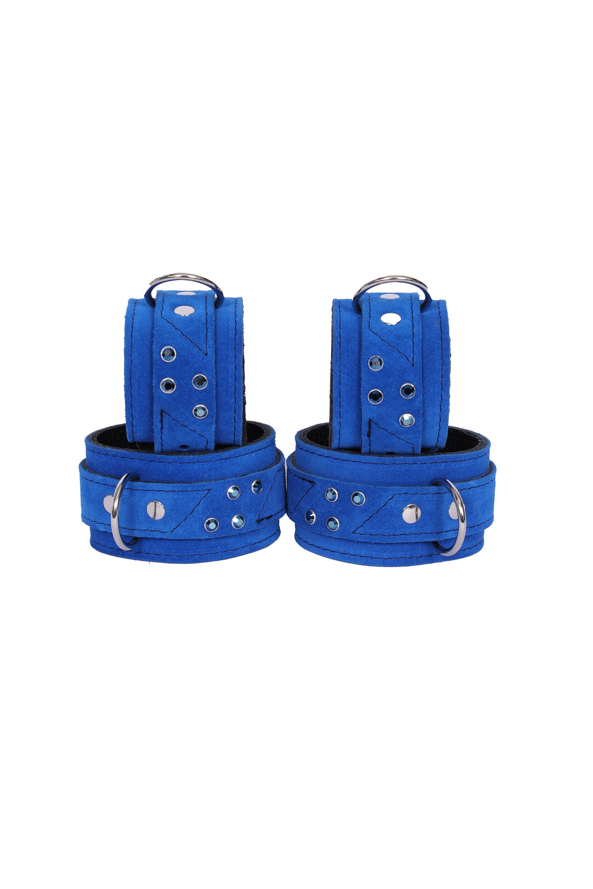 Suede Wrist and Ankle Cuff Set - Dark Desires Boutique
