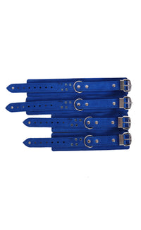 Suede Wrist and Ankle BDSM Restraints - Dark Desires Boutique