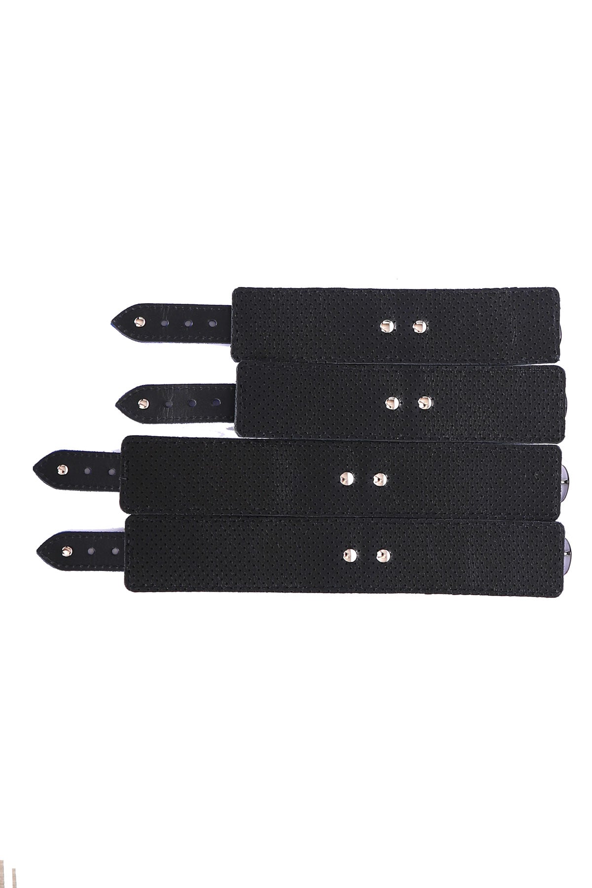 Suede Wrist and Ankle Cuff Set - Dark Desires Boutique
