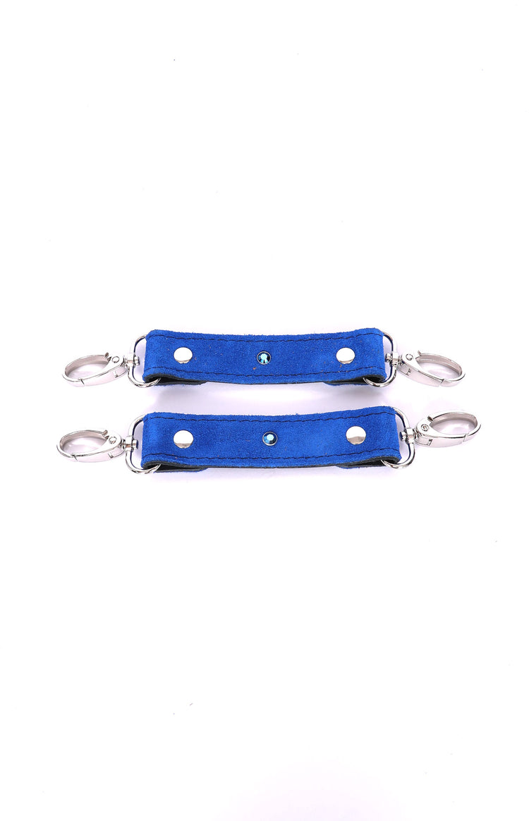 Suede Wrist and Ankle Cuff Set - Dark Desires Boutique