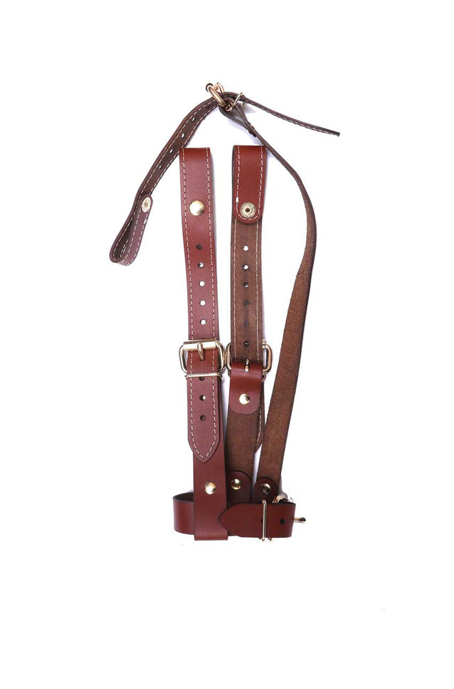 Leather BDSM Forced Orgasm Belt Attachment
