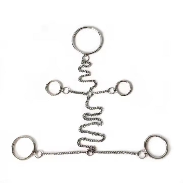 Bastet’s Enthralling Bonds Metal Ring Bondage Set - Dark Desires Boutique