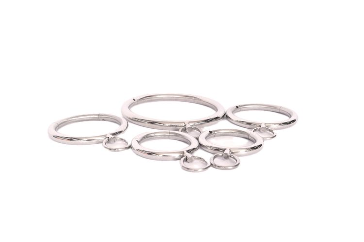 Eris’ Chaotic Caress Rings - Stainless Steel BDSM Ring Set - Dark Desires Boutique