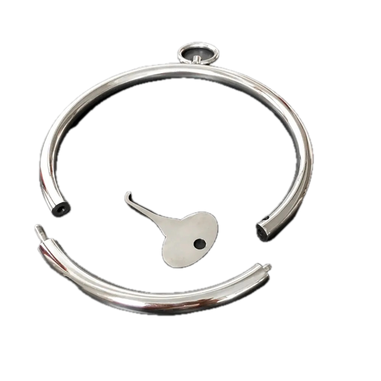 Eris’ Chaotic Caress Rings - Stainless Steel Captive Set - Dark Desires Boutique