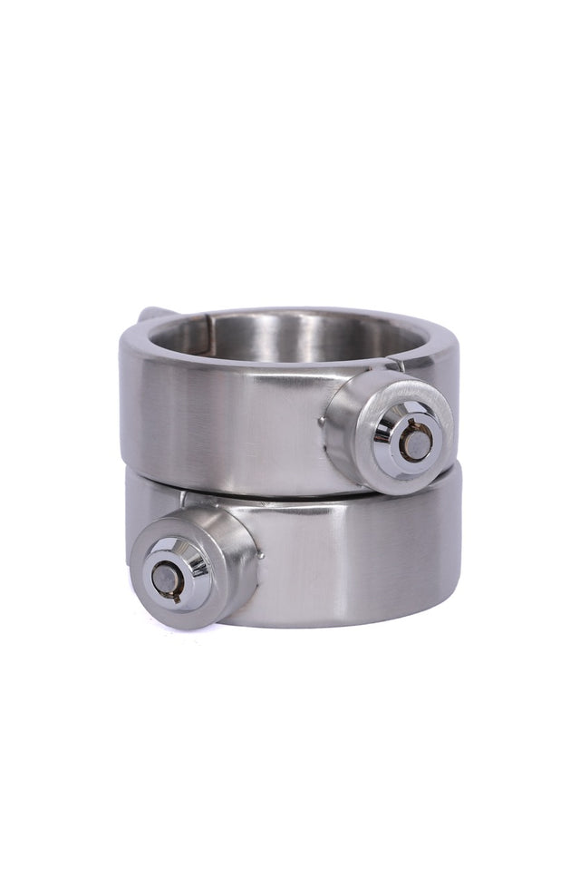 Kali’s Steel Seduction Stainless Steel Handcuffs - Dark Desires Boutique