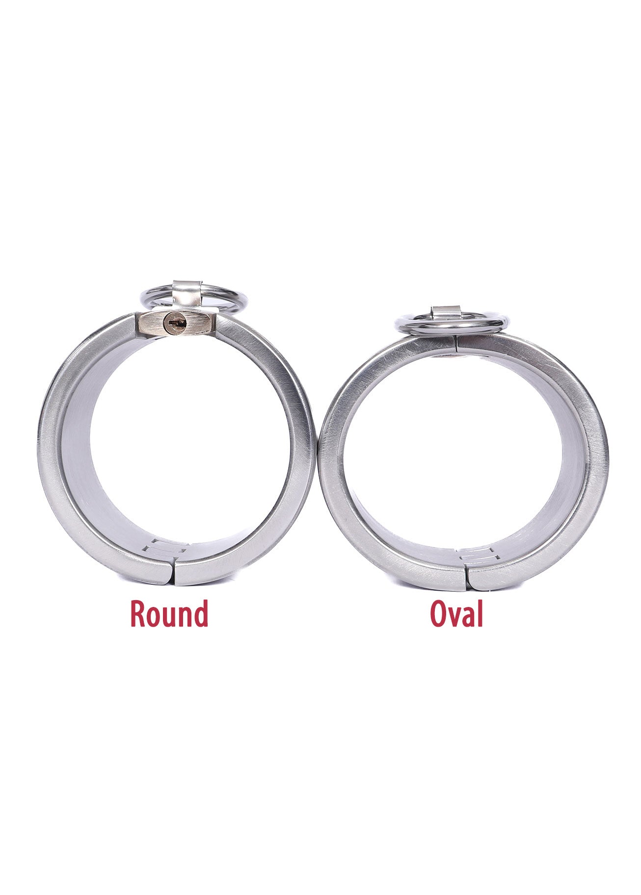 Stainless Steel Bondage Cuffs - BDSM at Dark Desires Boutique