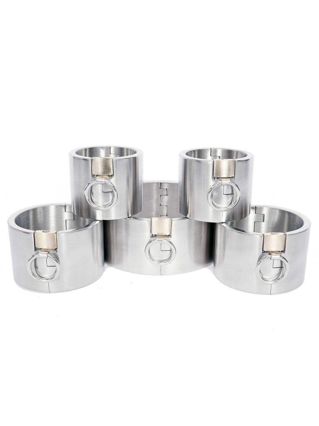 Anahita’s Radiant Restraints Collection 2.4 Inch (6cm) - Stainless Steel Bondage Set - Dark Desires Boutique