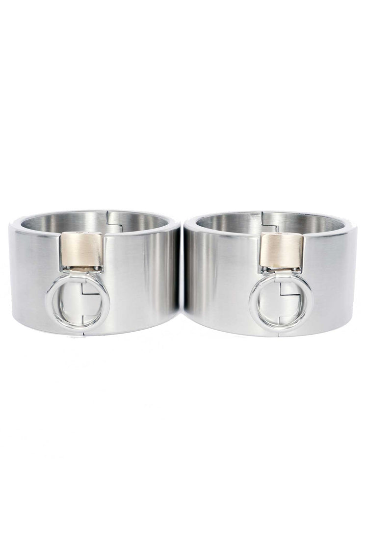 Anahita’s Radiant Restraints Collection 2 Inch (5cm) - Stainless Steel Bondage Set - Dark Desires Boutique