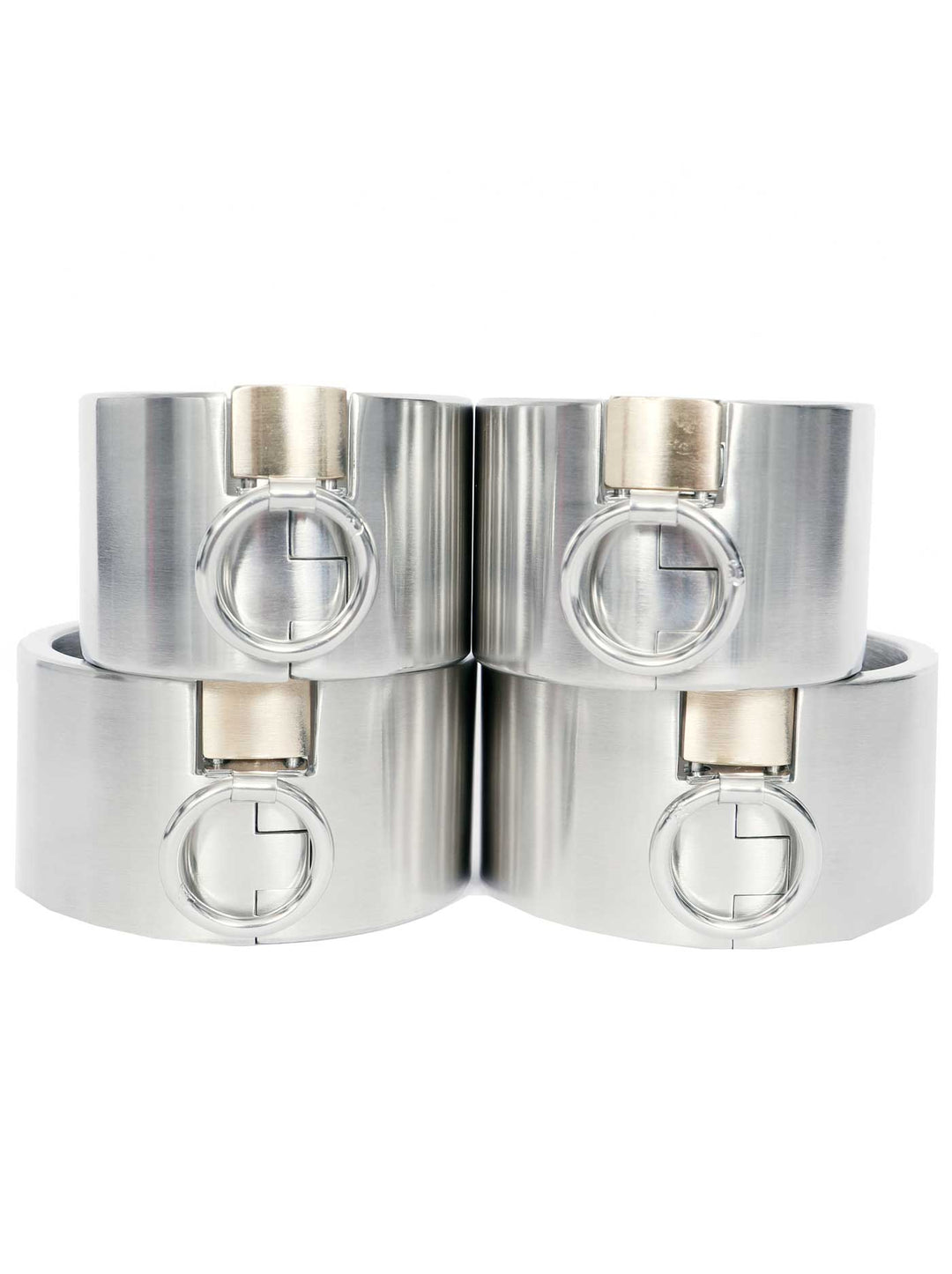 Anahita’s Radiant Restraints Collection 2 Inch (5cm) - Stainless Steel Bondage Set - Dark Desires Boutique