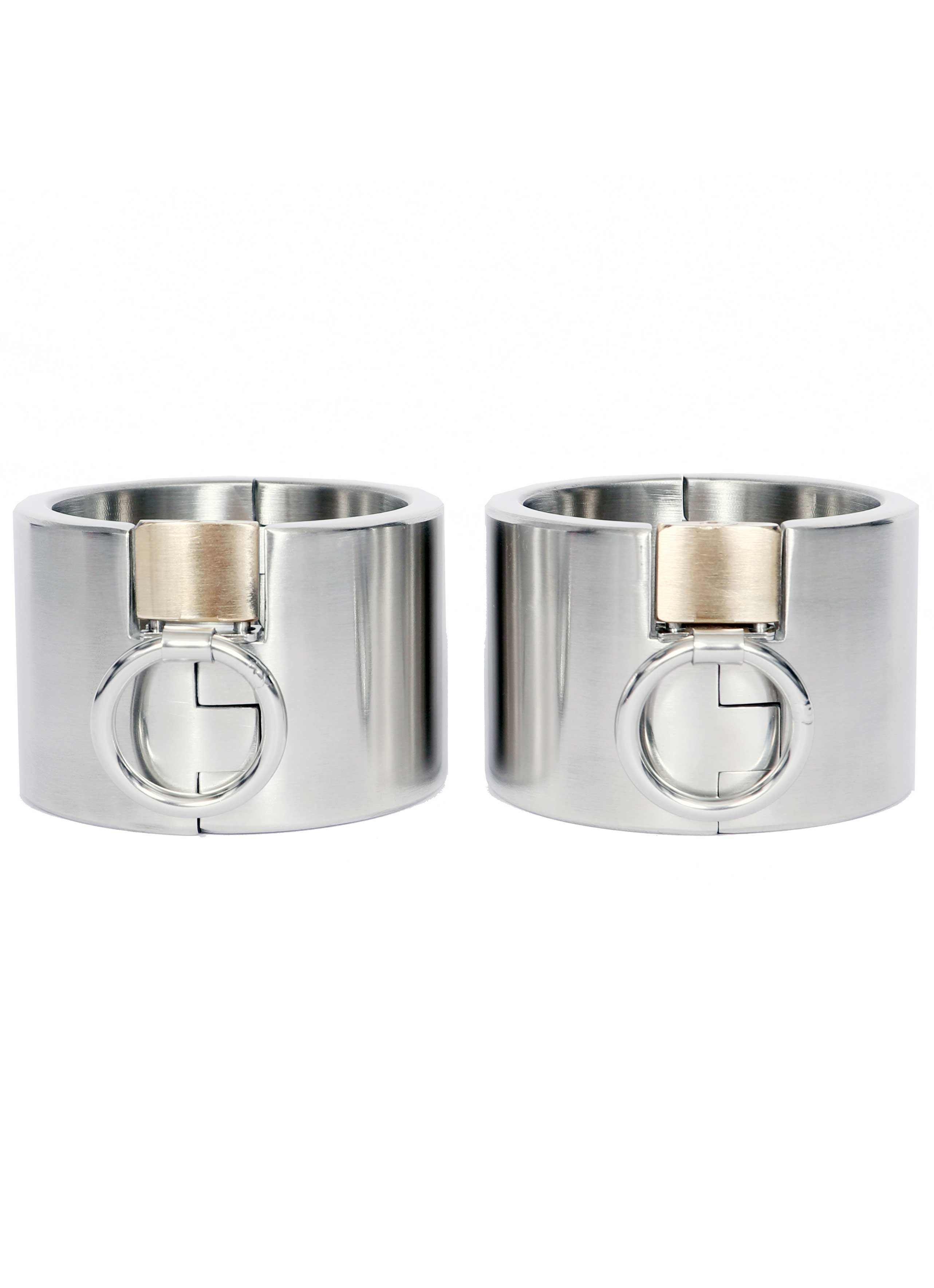 Anahita’s Radiant Restraints Collection 2 Inch (5cm) - Stainless Steel Bondage Set - Dark Desires Boutique