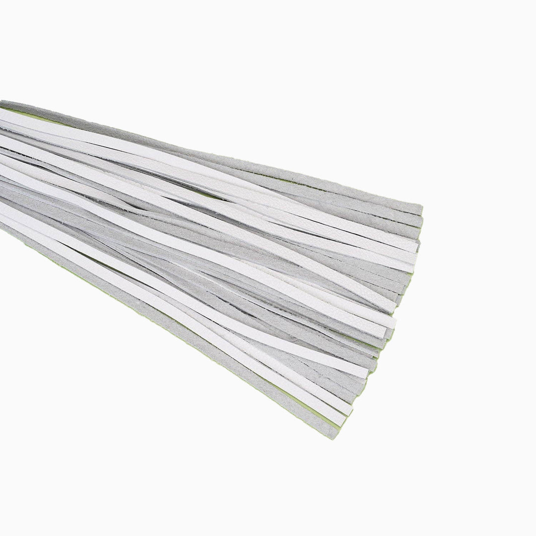 Fuji White - White Leather Flogger Whip - Beginner BDSM