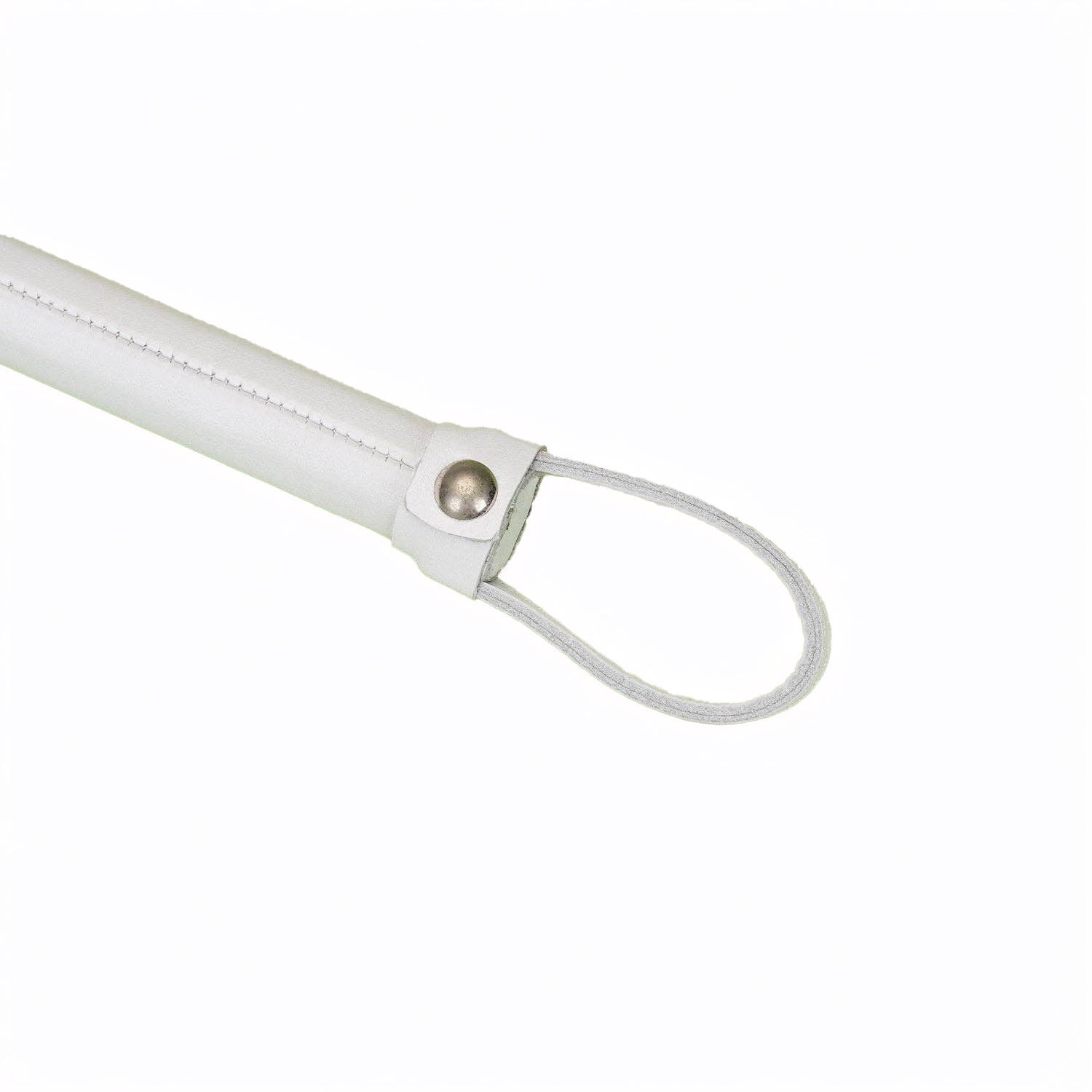 Fuji White - White Leather Flogger Whip - Beginner BDSM - DDB