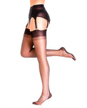 Fully Fashioned Cuban Heel Nylon Stockings by Gio - Dark Desires Boutique