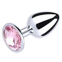 Stainless Steel Gem Anal Plug - DDB