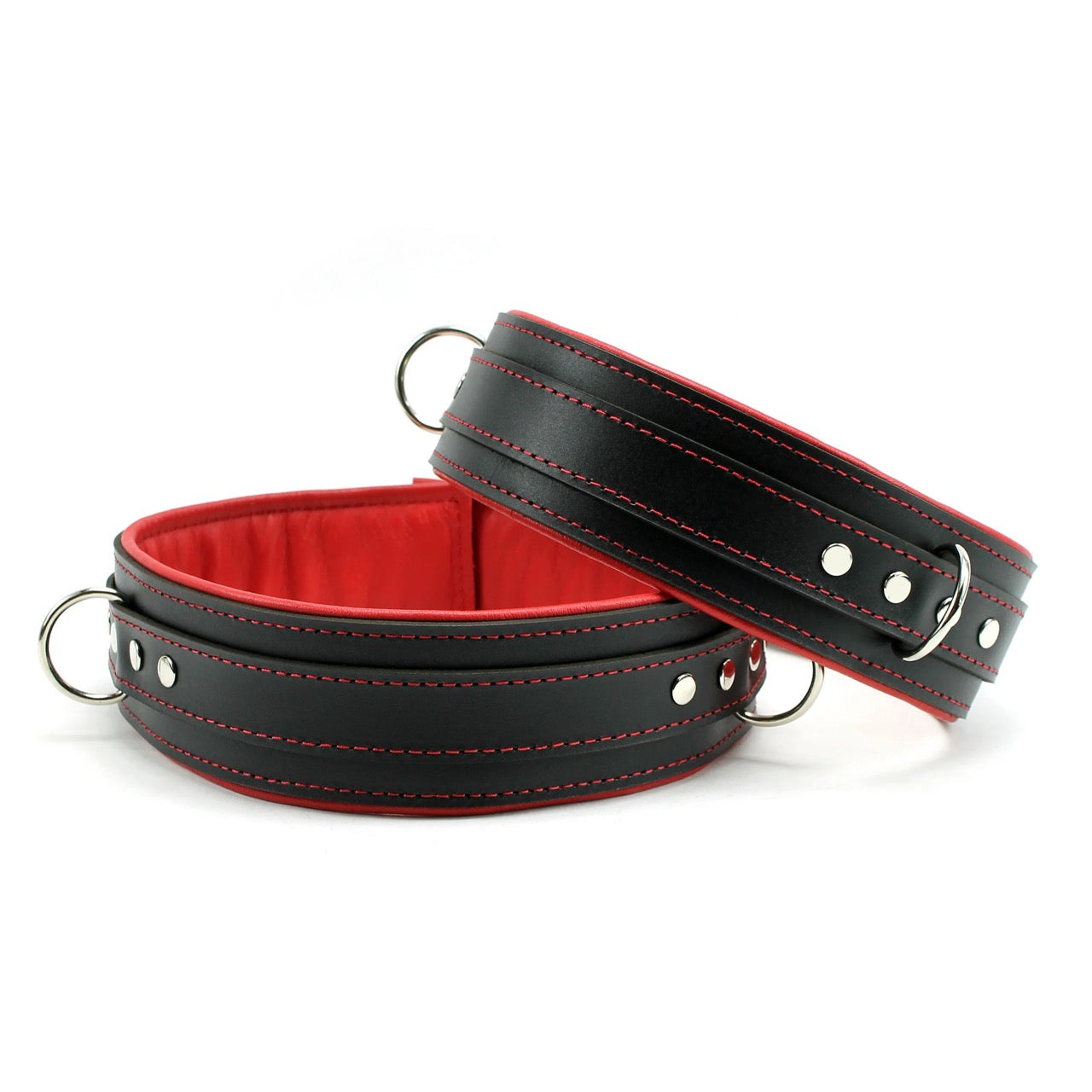 Mandrake - Padded Leather BDSM Thigh Restraints - DDB