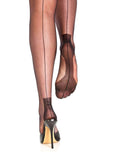 Fully Fashioned Havana Heel Nylon Stockings by Gio - DDB