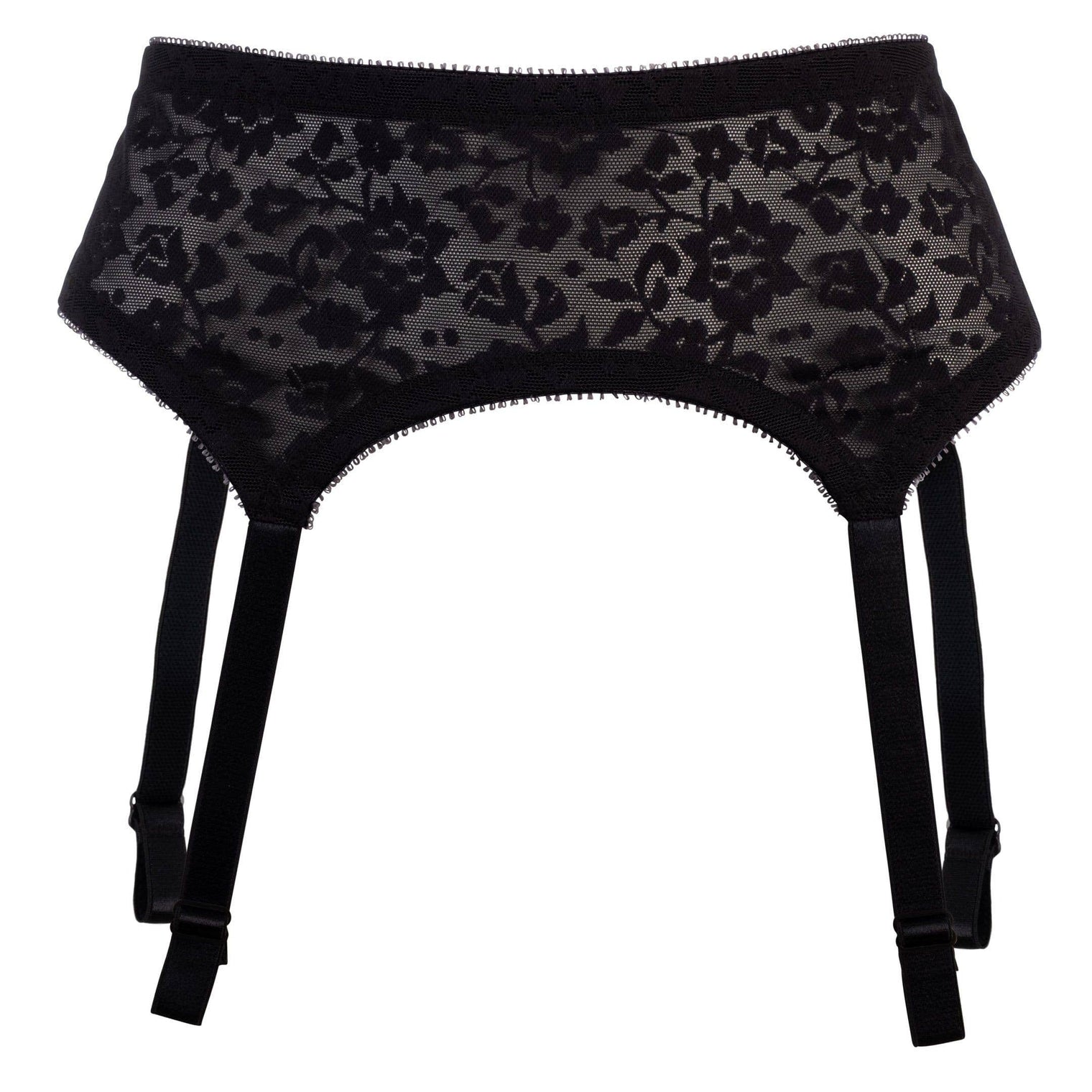 4 Strap Stretch Lace Garter Belt  DDB